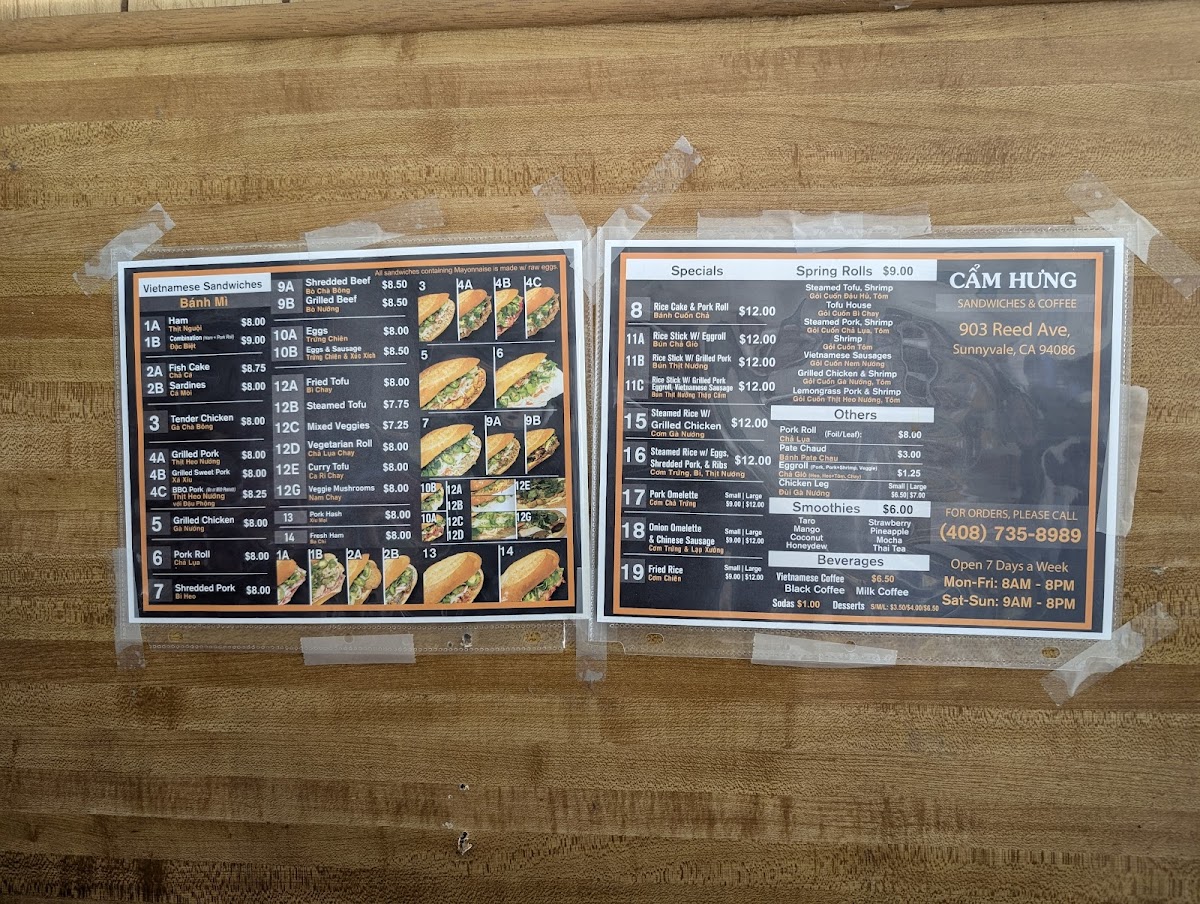 Cẩm Hưng Sandwich and Coffee Menu - Image 6